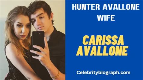 carissa avallone only fans|Hunter Avallone Wife: Exploring the Woman Behind the Scenes